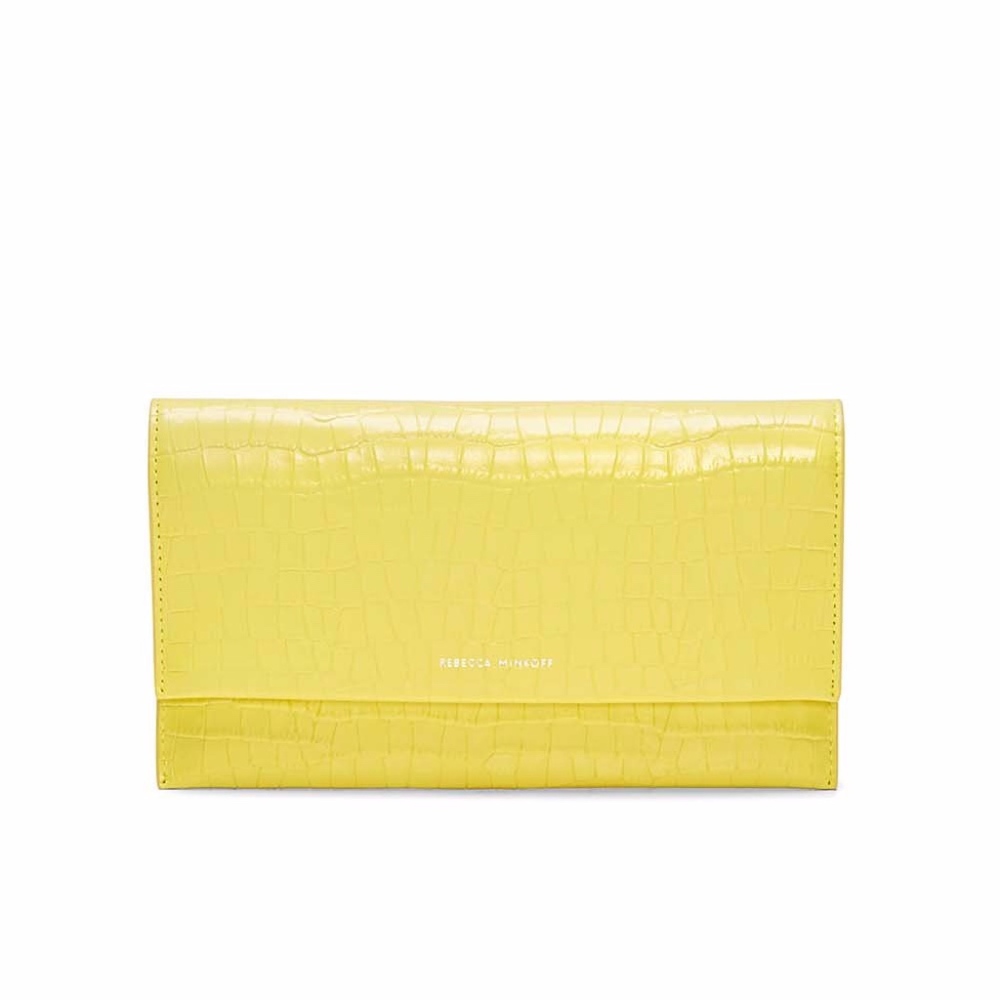 Rebecca Minkoff Wallet Clutch Capr Yellow